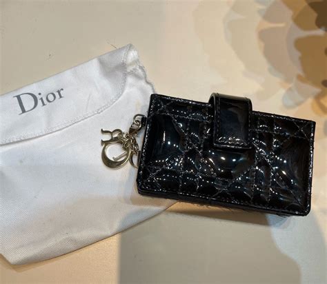 lady dior card holder.